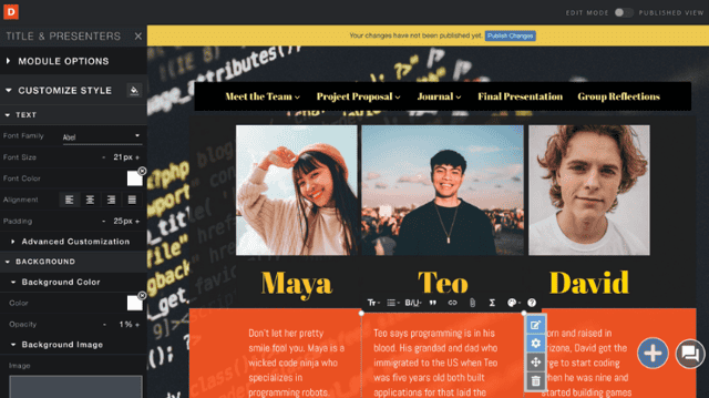 Collaborative Projects and Presentations Collaborative Projects and Presentations